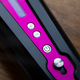 The buttons are simple: plus to raise the temperature, and minus to lower it. There’s also a power button, and a locking mechanism to keep the iron closed.